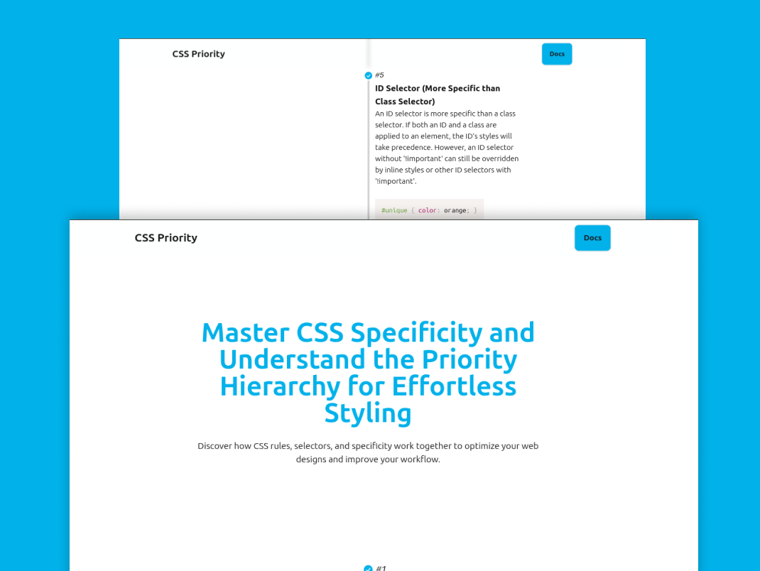 CSS Priority