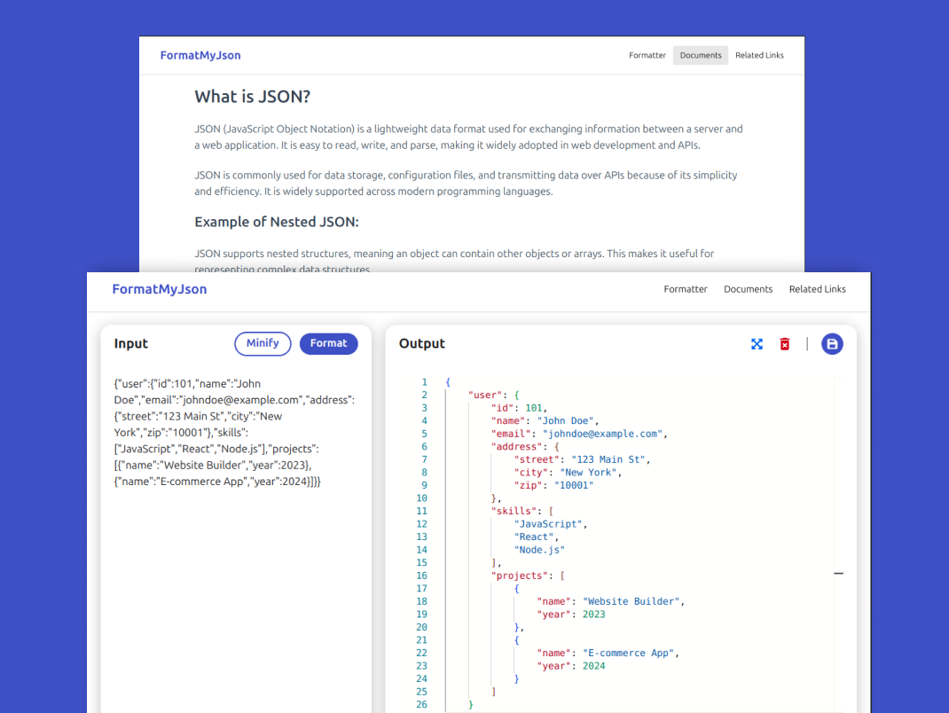 FormateMyJson